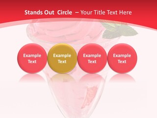 Yoghurt Eating Sweet PowerPoint Template