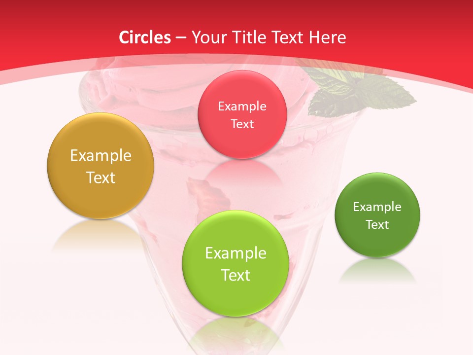 Yoghurt Eating Sweet PowerPoint Template