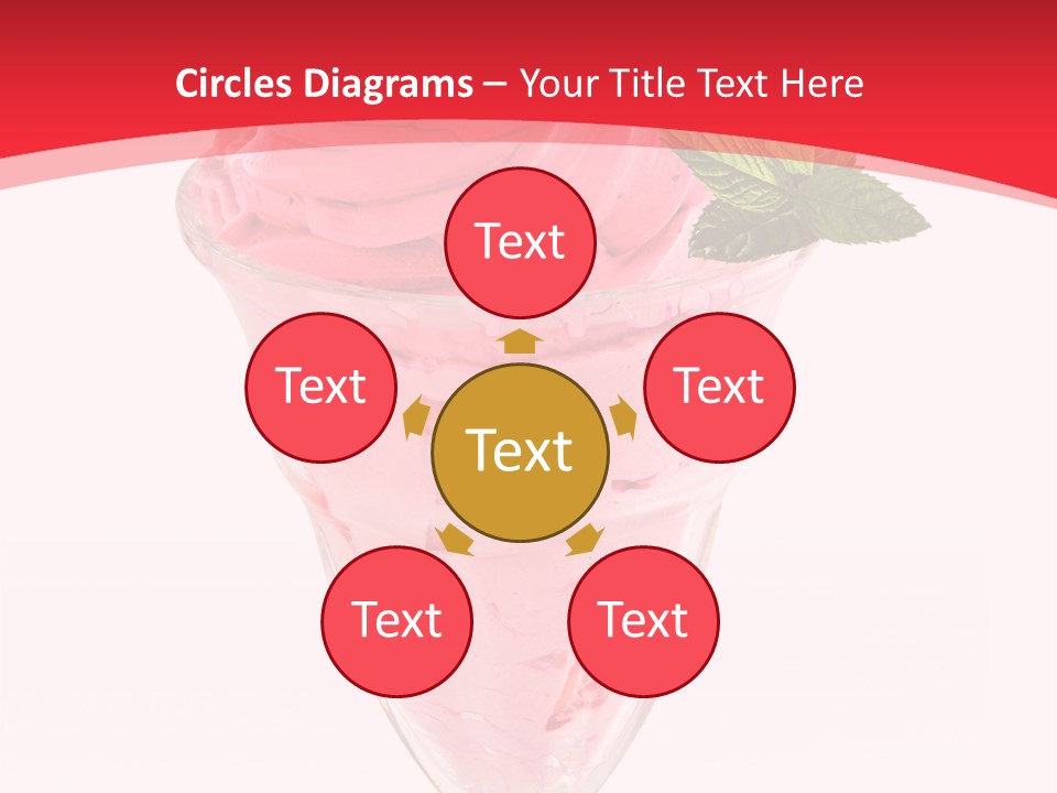 Yoghurt Eating Sweet PowerPoint Template