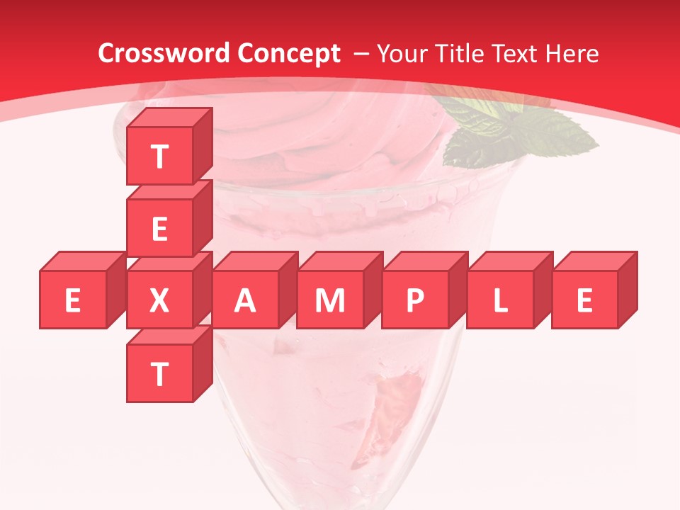 Yoghurt Eating Sweet PowerPoint Template