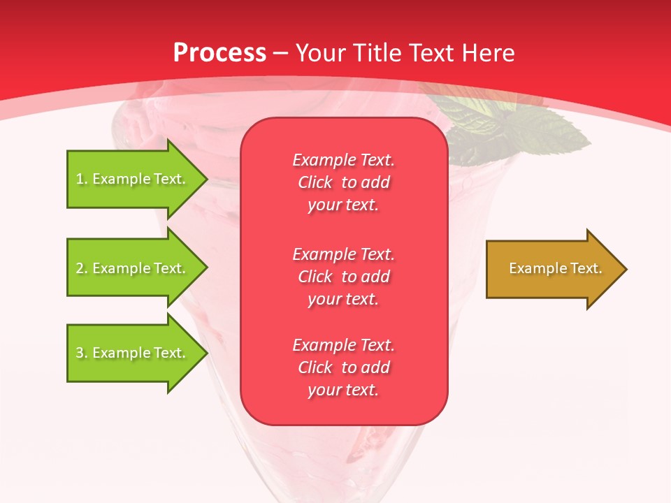 Yoghurt Eating Sweet PowerPoint Template