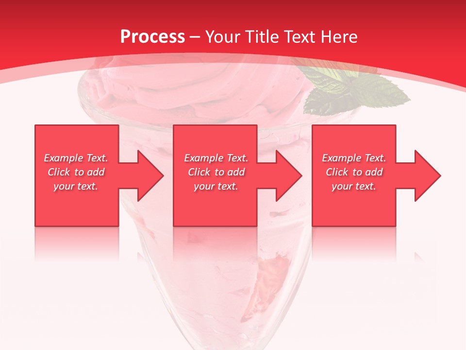 Yoghurt Eating Sweet PowerPoint Template