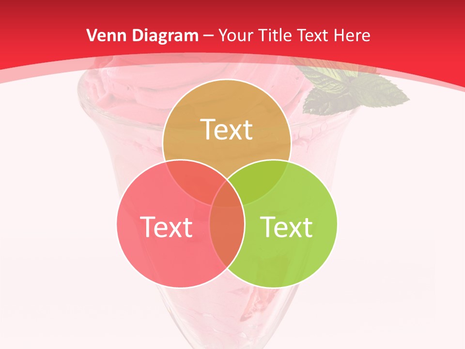 Yoghurt Eating Sweet PowerPoint Template