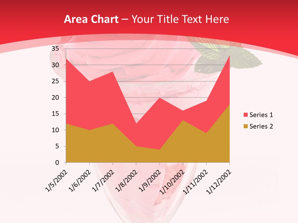 Yoghurt Eating Sweet PowerPoint Template