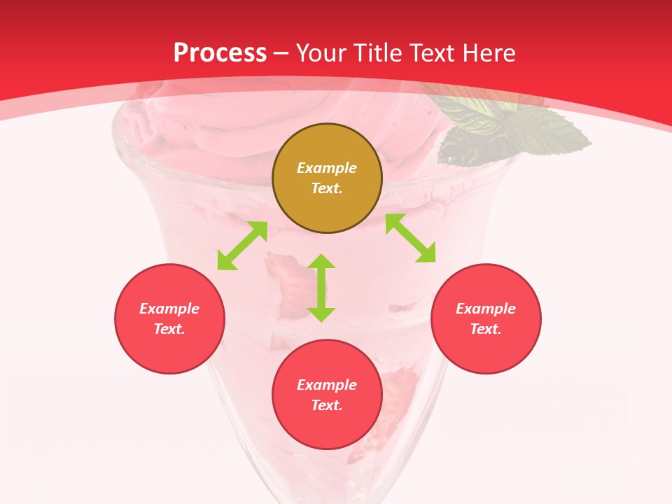 Yoghurt Eating Sweet PowerPoint Template