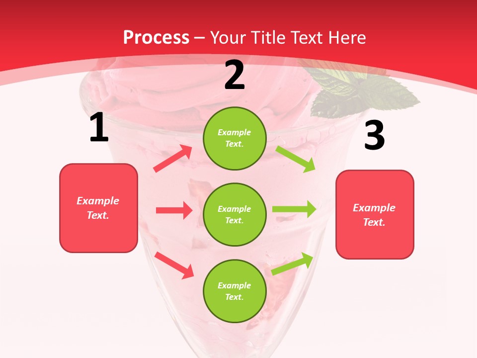 Yoghurt Eating Sweet PowerPoint Template