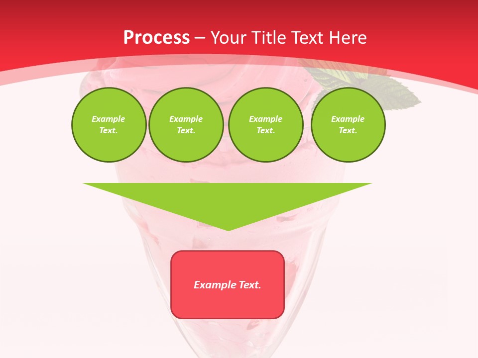 Yoghurt Eating Sweet PowerPoint Template