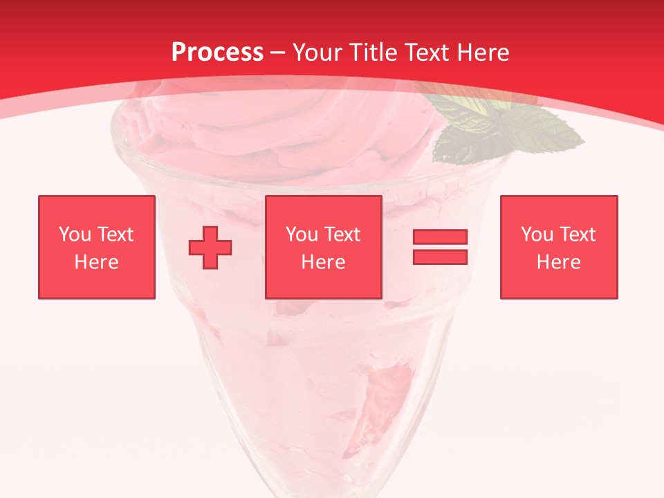Yoghurt Eating Sweet PowerPoint Template