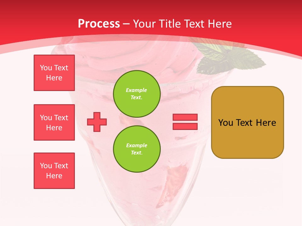 Yoghurt Eating Sweet PowerPoint Template