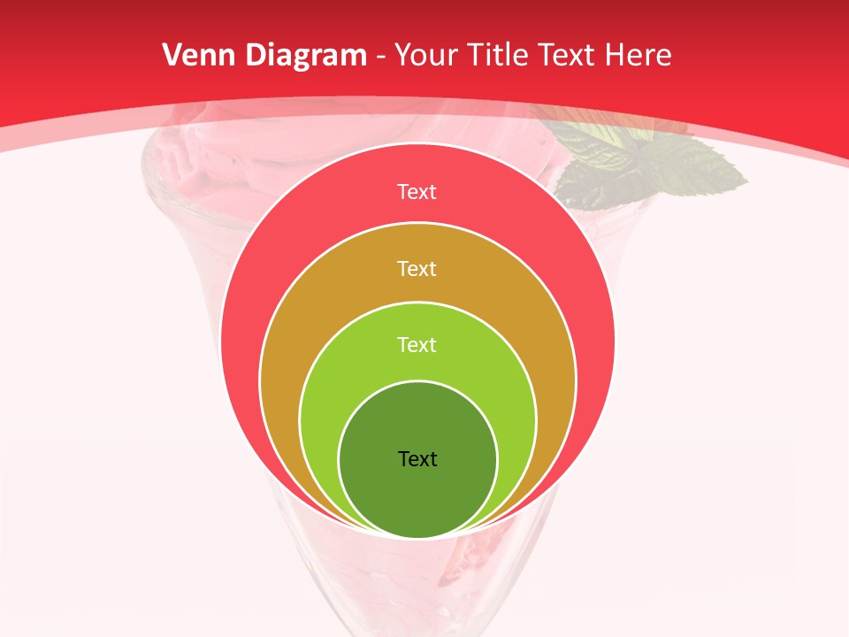 Yoghurt Eating Sweet PowerPoint Template