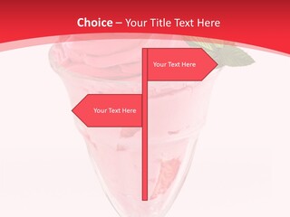 Yoghurt Eating Sweet PowerPoint Template