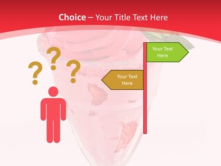 Yoghurt Eating Sweet PowerPoint Template