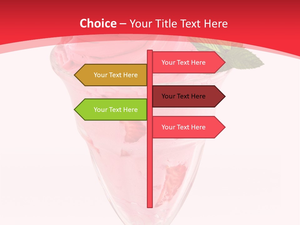 Yoghurt Eating Sweet PowerPoint Template