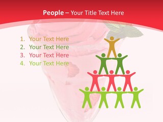 Yoghurt Eating Sweet PowerPoint Template