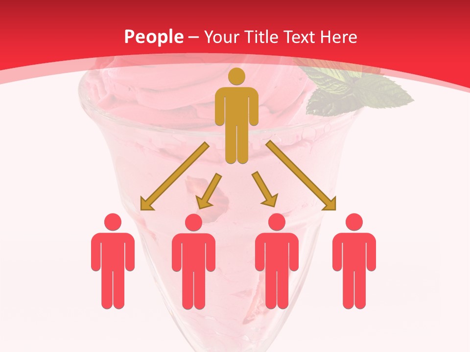 Yoghurt Eating Sweet PowerPoint Template