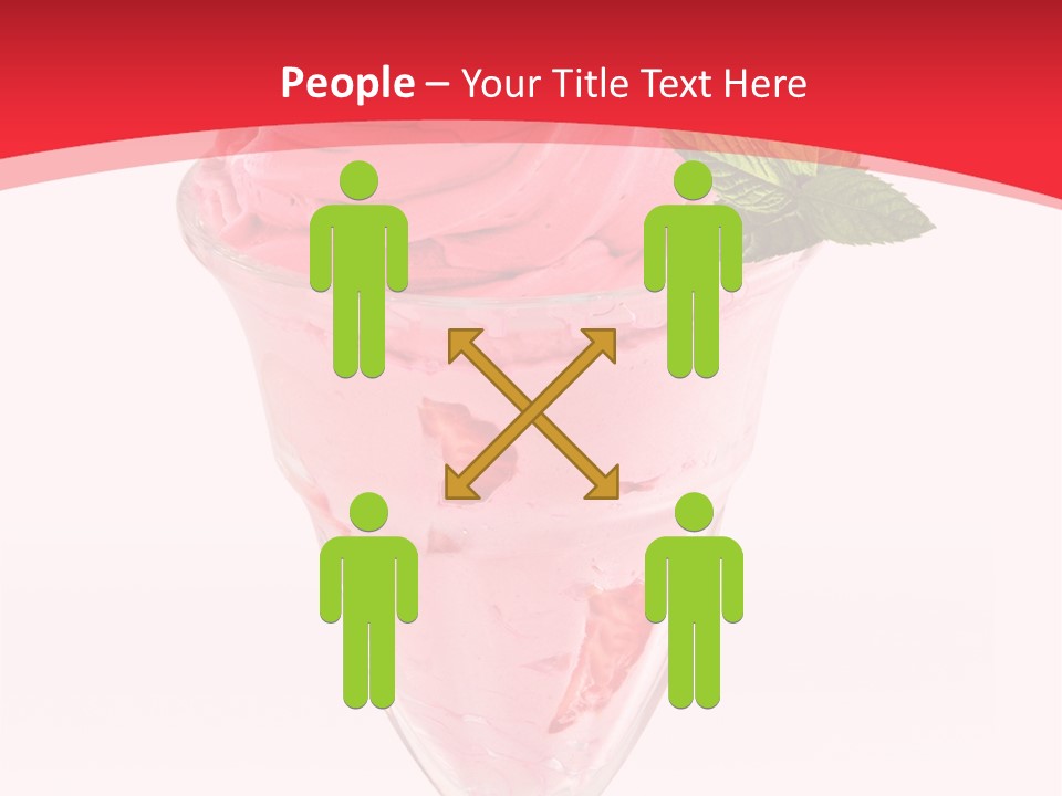 Yoghurt Eating Sweet PowerPoint Template