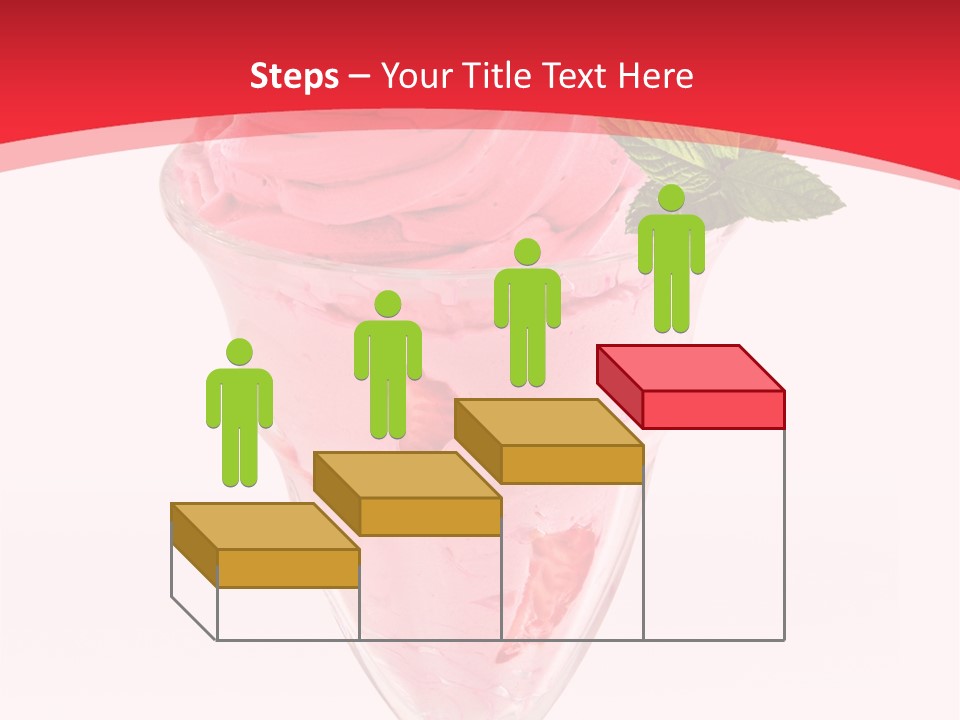 Yoghurt Eating Sweet PowerPoint Template