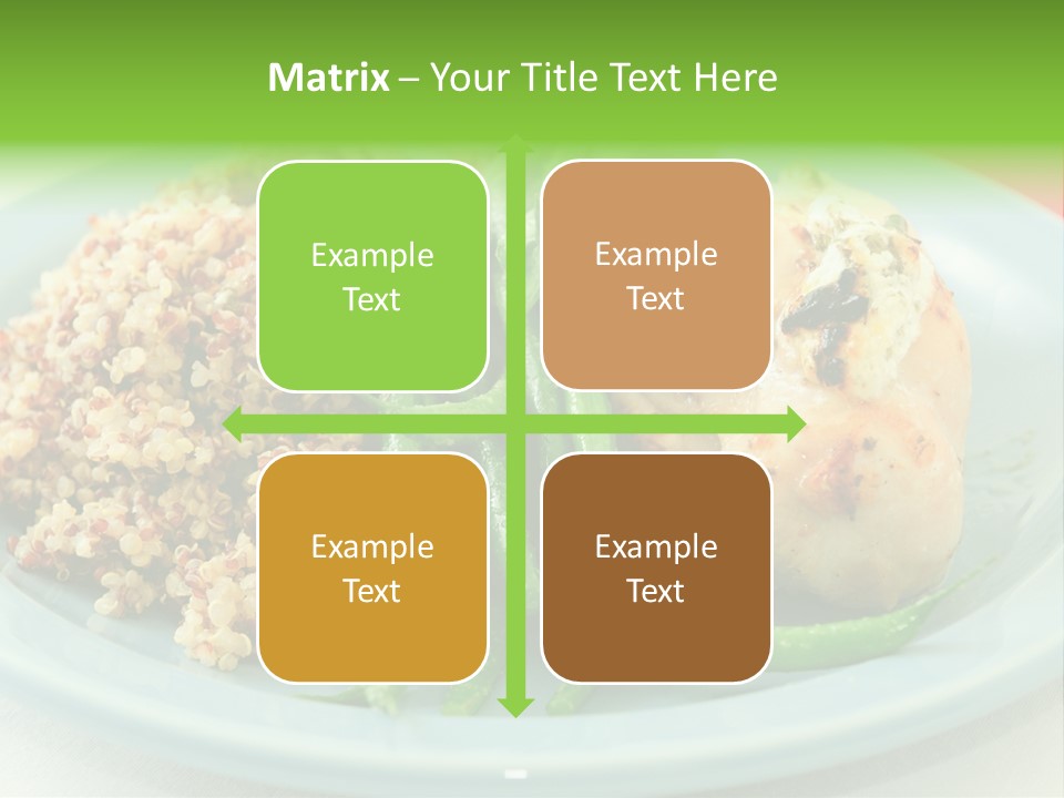 Goat Cheese Dinner Beans PowerPoint Template