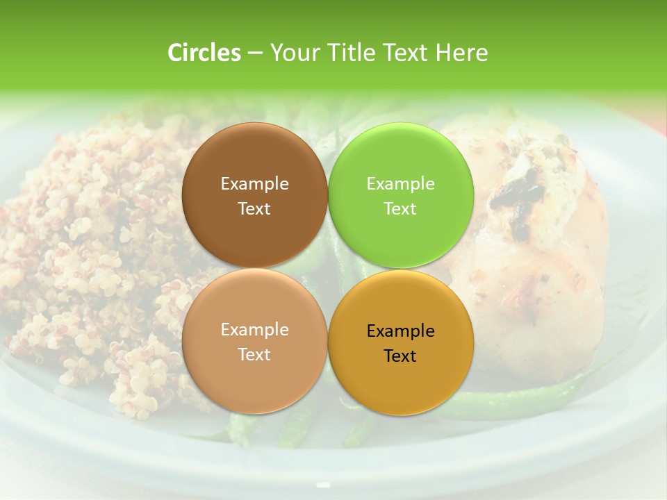 Goat Cheese Dinner Beans PowerPoint Template