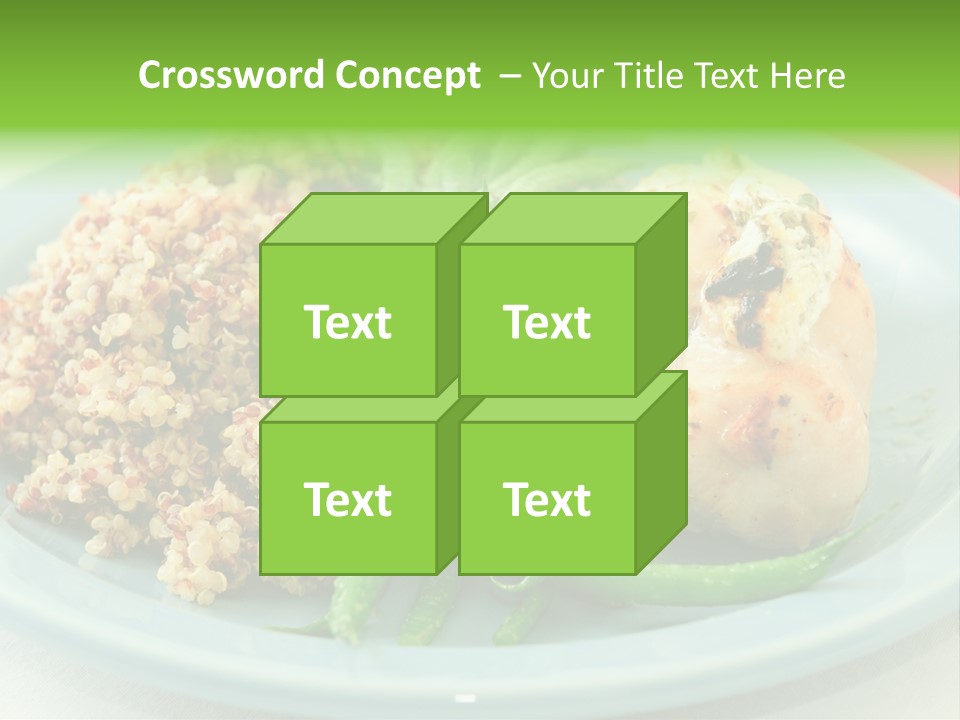 Goat Cheese Dinner Beans PowerPoint Template