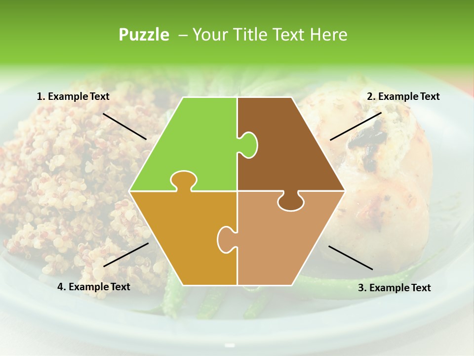 Goat Cheese Dinner Beans PowerPoint Template