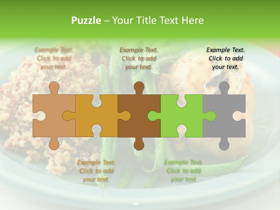 Goat Cheese Dinner Beans PowerPoint Template