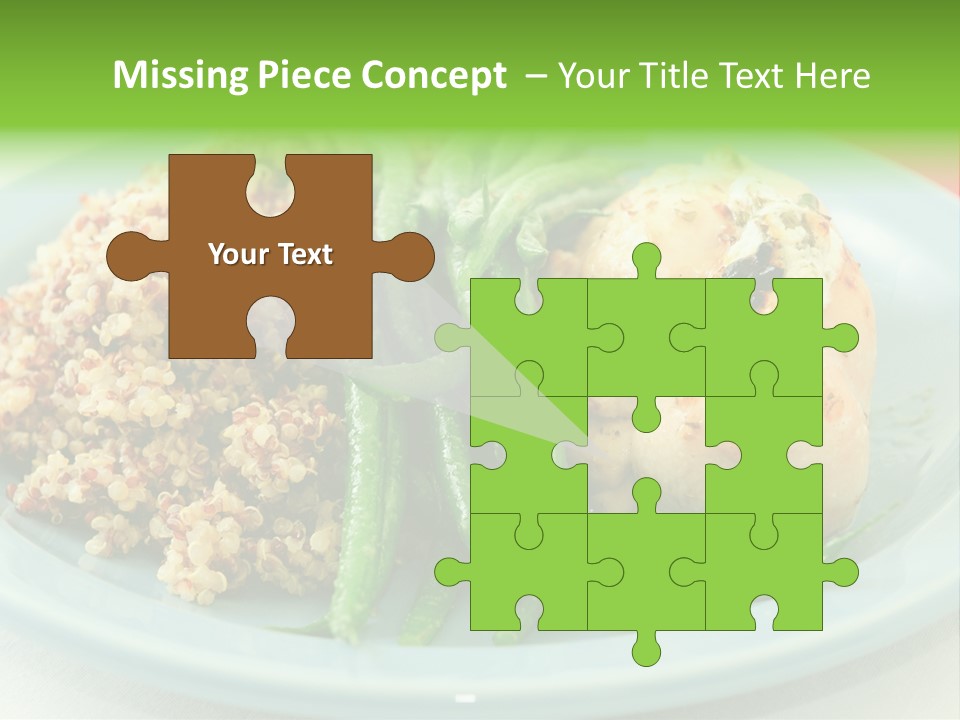 Goat Cheese Dinner Beans PowerPoint Template