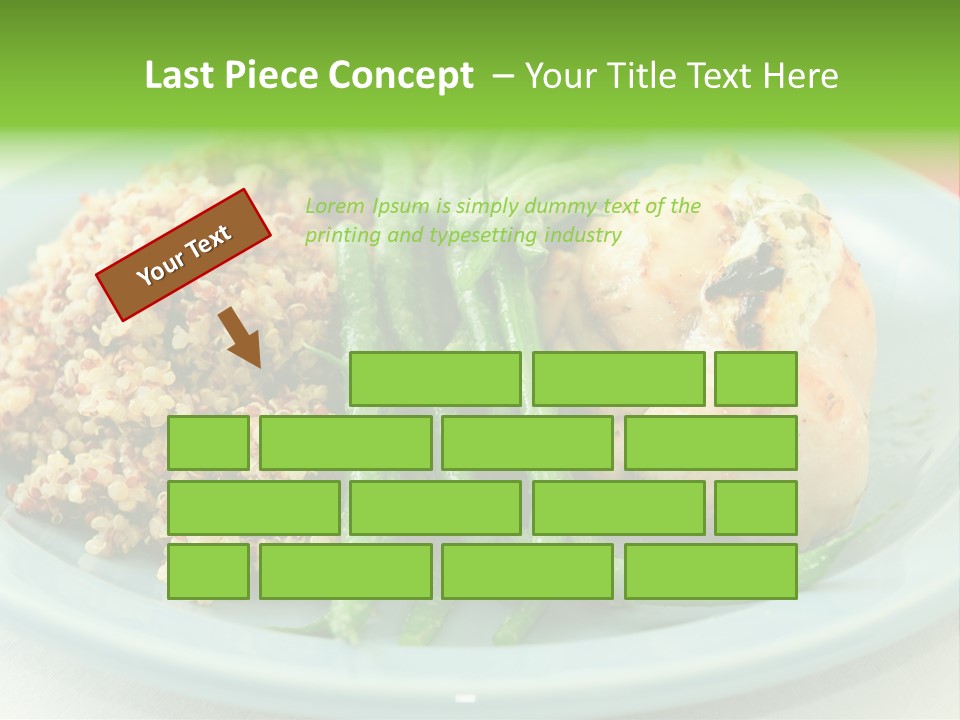 Goat Cheese Dinner Beans PowerPoint Template