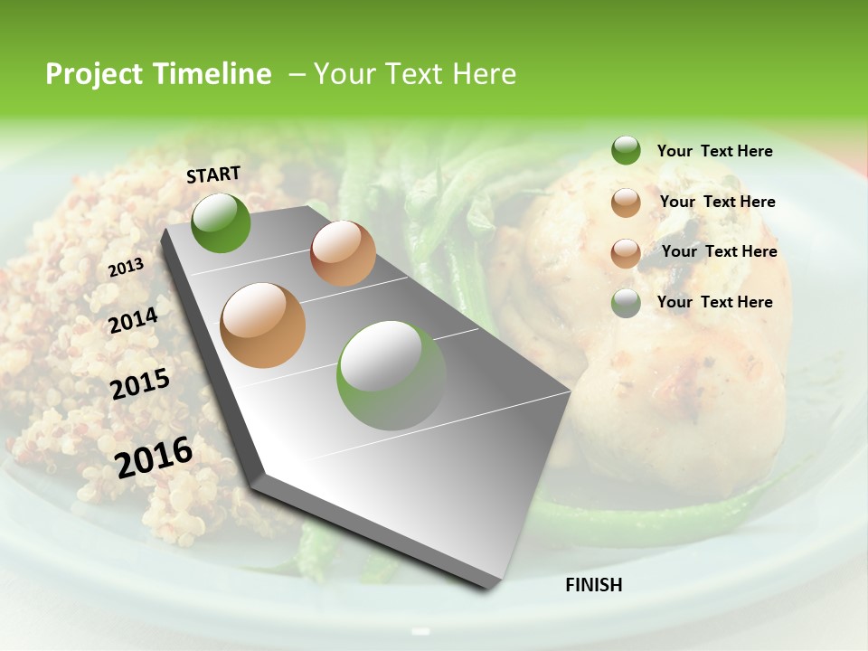 Goat Cheese Dinner Beans PowerPoint Template