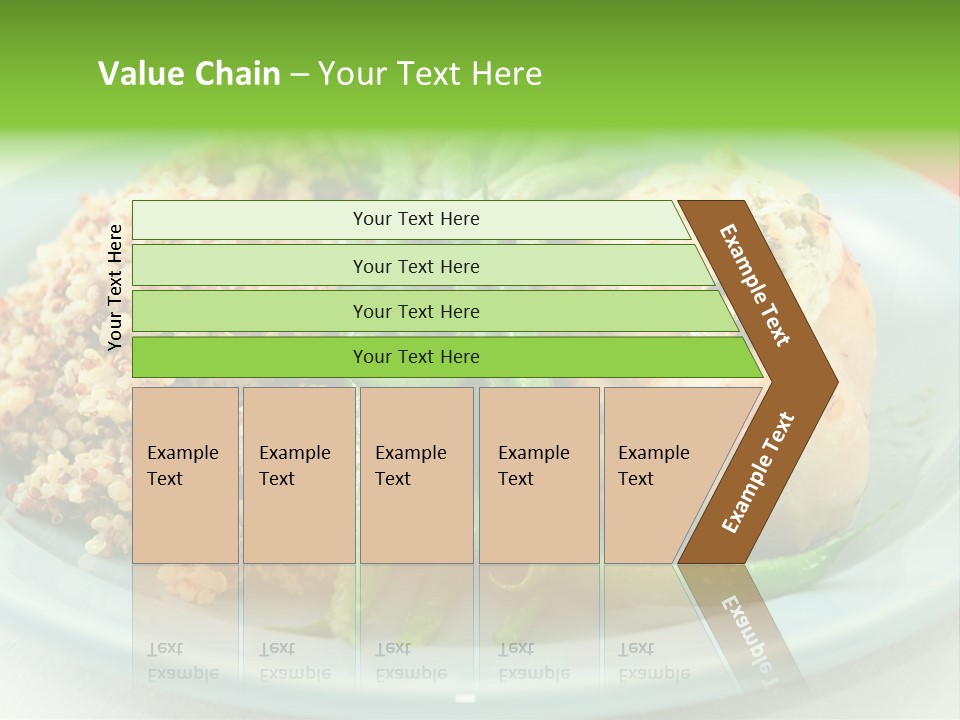 Goat Cheese Dinner Beans PowerPoint Template