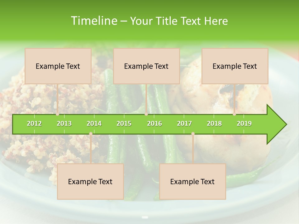 Goat Cheese Dinner Beans PowerPoint Template