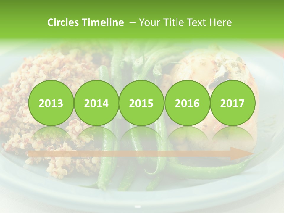 Goat Cheese Dinner Beans PowerPoint Template