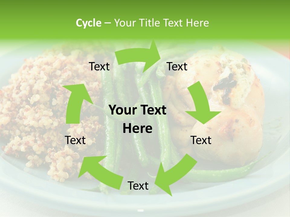 Goat Cheese Dinner Beans PowerPoint Template