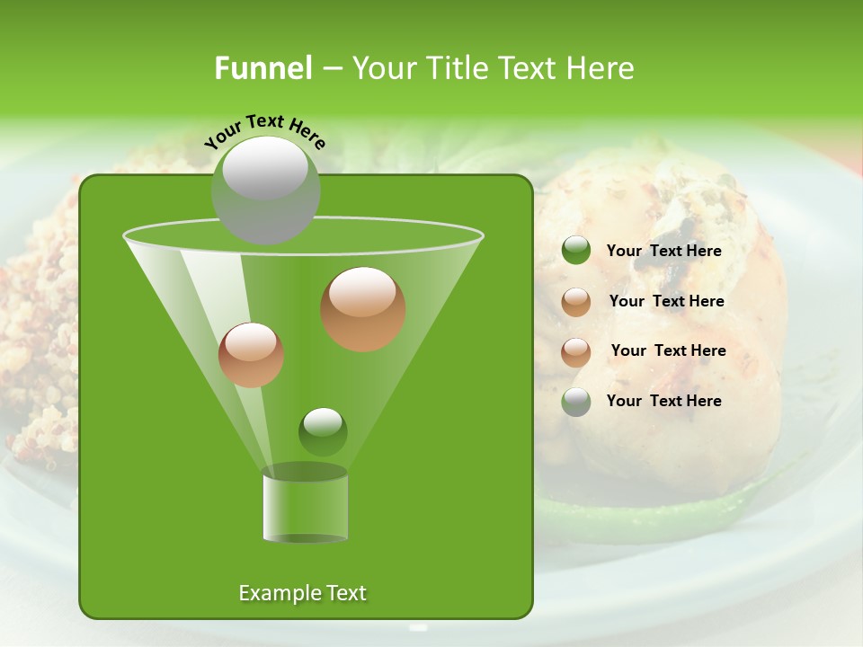 Goat Cheese Dinner Beans PowerPoint Template