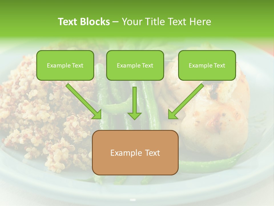 Goat Cheese Dinner Beans PowerPoint Template
