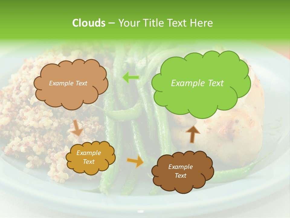 Goat Cheese Dinner Beans PowerPoint Template