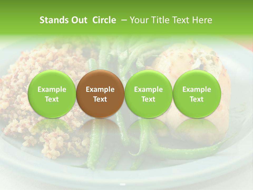 Goat Cheese Dinner Beans PowerPoint Template