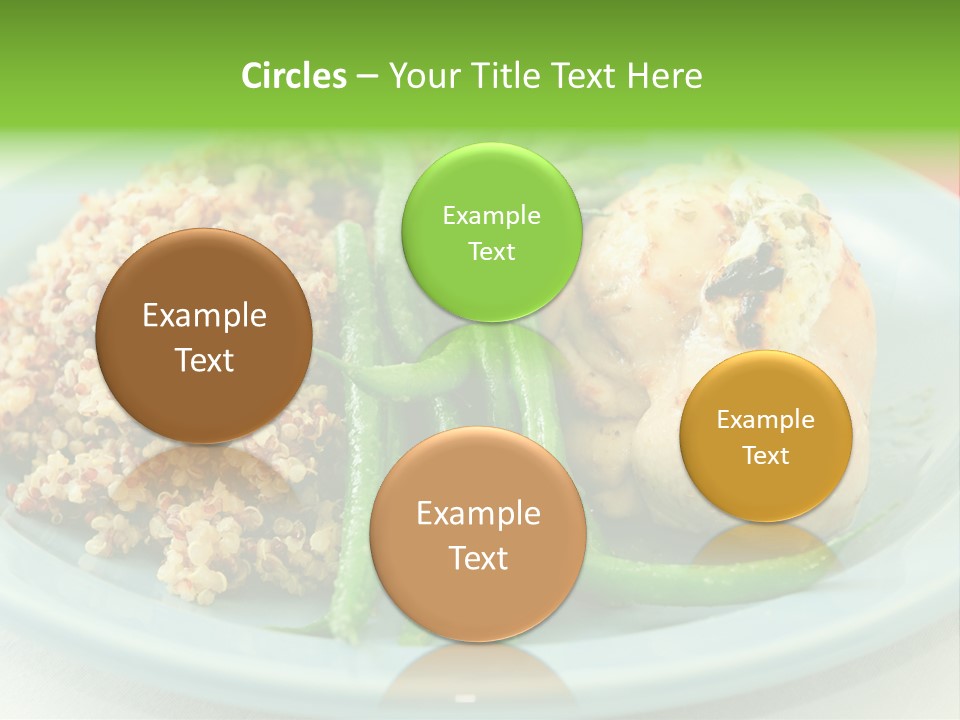 Goat Cheese Dinner Beans PowerPoint Template