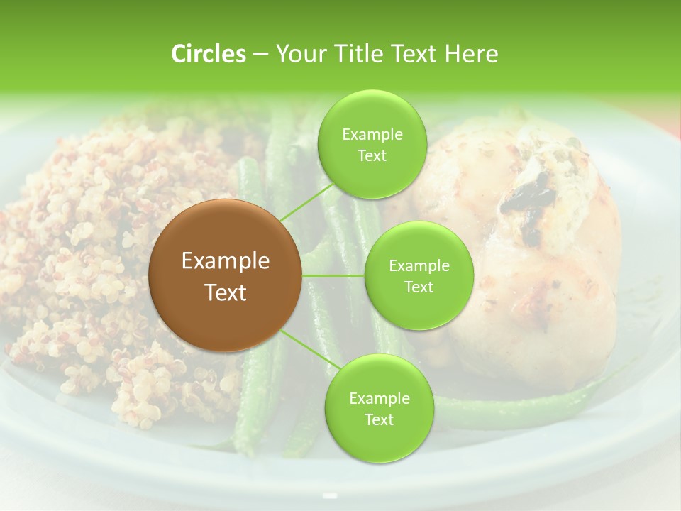 Goat Cheese Dinner Beans PowerPoint Template