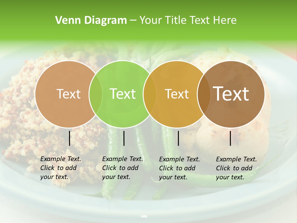 Goat Cheese Dinner Beans PowerPoint Template