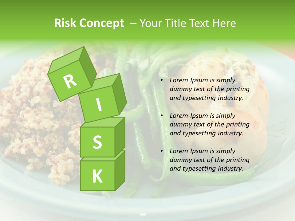 Goat Cheese Dinner Beans PowerPoint Template