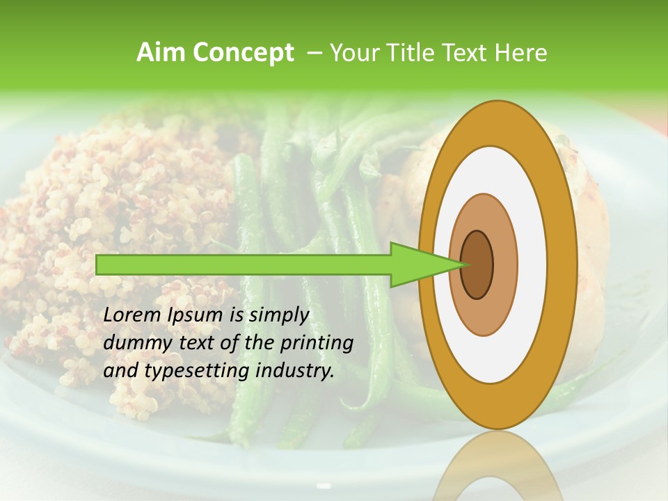 Goat Cheese Dinner Beans PowerPoint Template