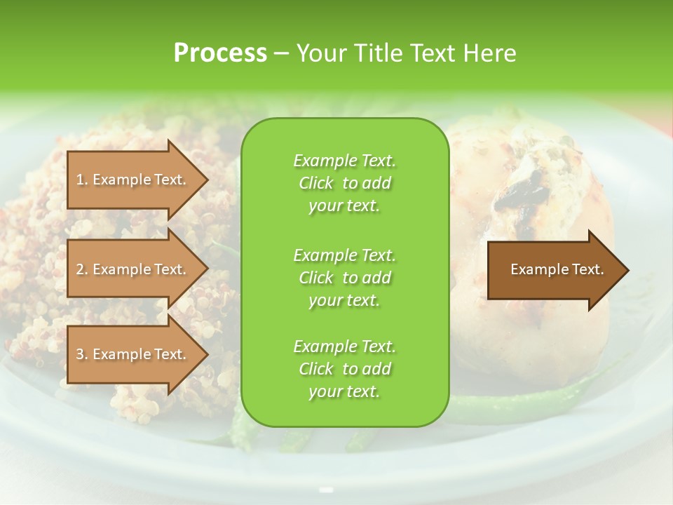 Goat Cheese Dinner Beans PowerPoint Template