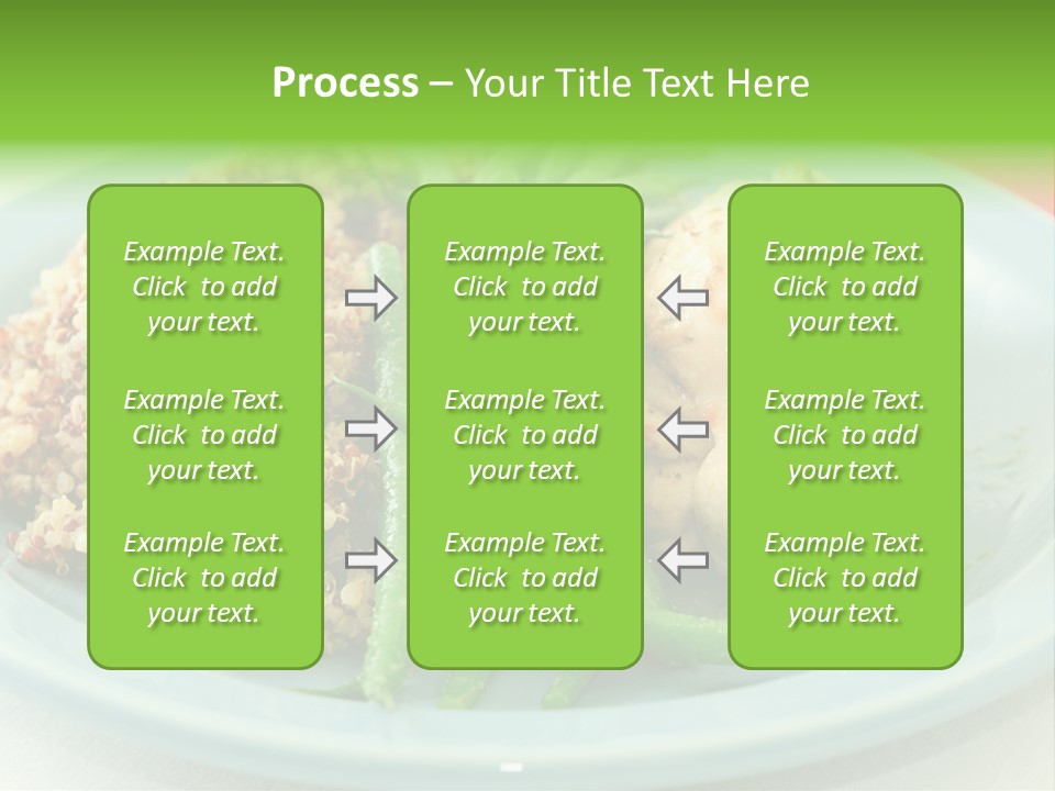 Goat Cheese Dinner Beans PowerPoint Template