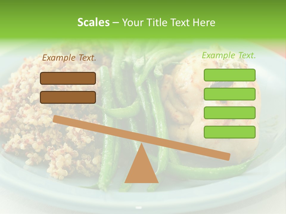 Goat Cheese Dinner Beans PowerPoint Template