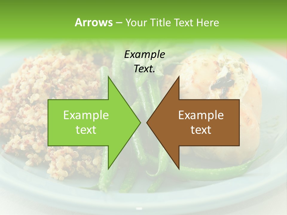 Goat Cheese Dinner Beans PowerPoint Template