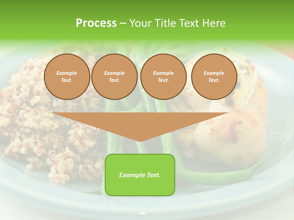 Goat Cheese Dinner Beans PowerPoint Template