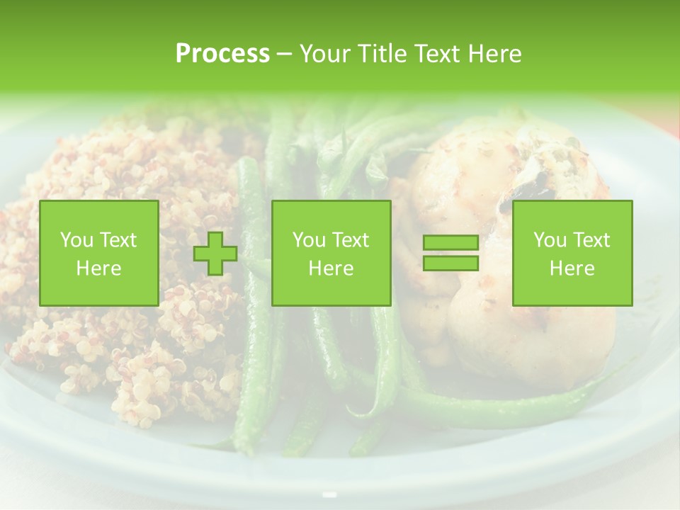 Goat Cheese Dinner Beans PowerPoint Template