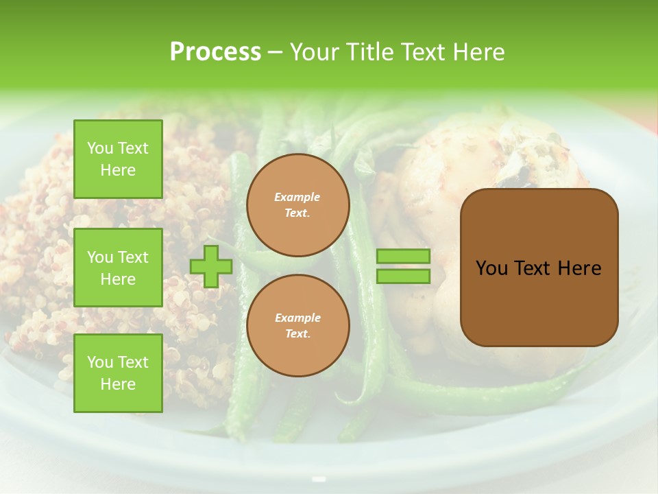 Goat Cheese Dinner Beans PowerPoint Template