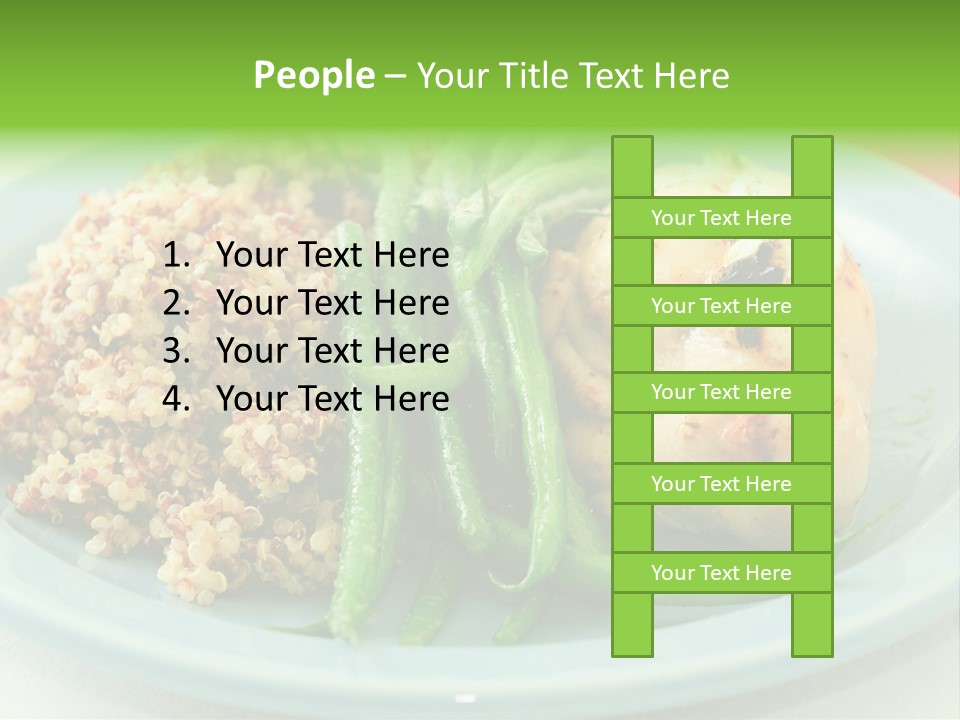 Goat Cheese Dinner Beans PowerPoint Template